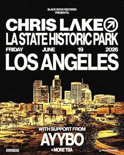 Chris Lake LA State Historic Park GA 1 ticket $105