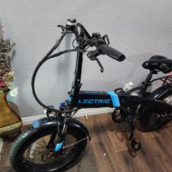 Electric Folding Bike 20 7 Speed Like New Ready To Ride 