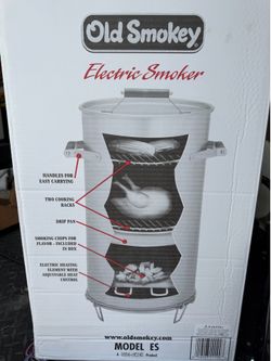 NEW Old Smokey Electric Smoker Model ES – Brand New in Box