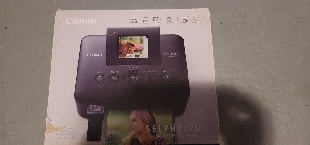 BRAND NEW Canon SELPHY CP800 Compact Photo Printer