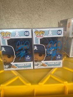 Funko Pop Stadium Fluffy #08 Signed — Set of 2