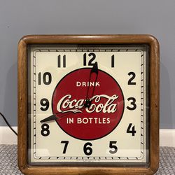 Very Rare Antique Coca Cola Clock