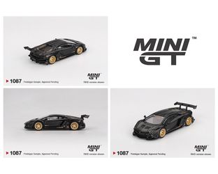 Mini GT 1:64 LB-WORKS Lamborghini Aventador Limited Edition - Matte Black