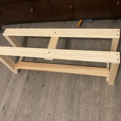 Solid Wood Shoe Rack New 