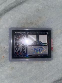 Payton Watson signed card