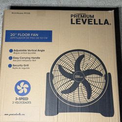 Premium Levella 20" Floor Fan
