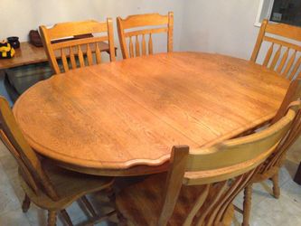 Kitchen table with leaf
