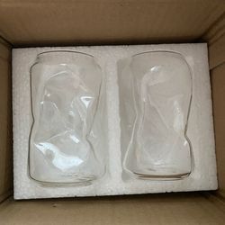 “Crushed” Soda Glass Set