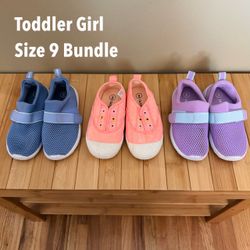 Kids Toddler Girl Size 9 Shoes Bundle