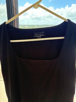 Tahari Modern Essentials Black Top XL