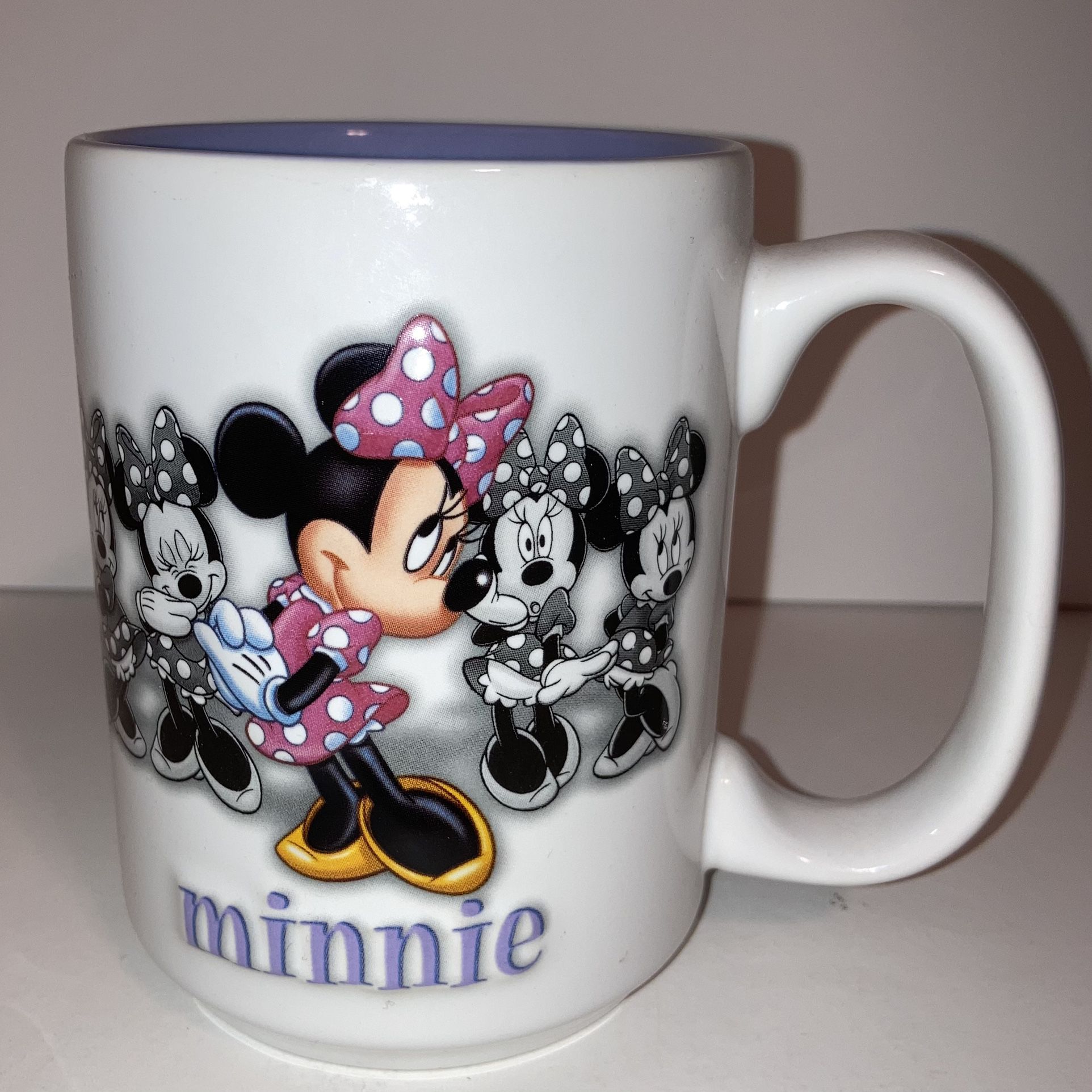 Minnie Mouse Disney Parks Ceramic 3-D Embossed Mug