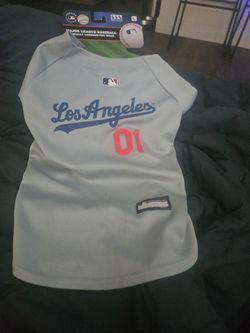 BRAND NEW (size LARGE )Dodgers jersey for dogs