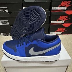 Nike air jordan 1 low  game royal blue DC0774-400 Womens Size 10.5/ 9 Mens  Brand New