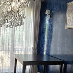 Black Square Height Dining Table