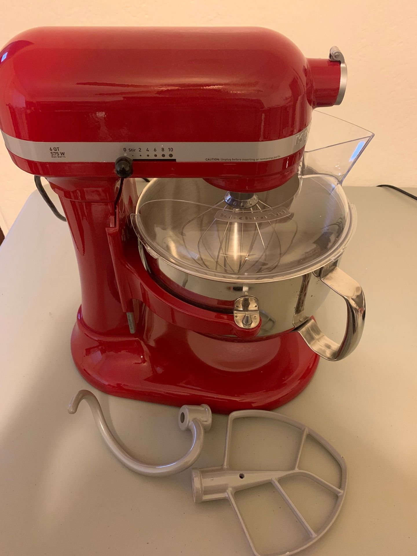 KitchenAid Professional 600 6-Qt Stand Mixer Red