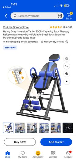 Heavy duty inversion table