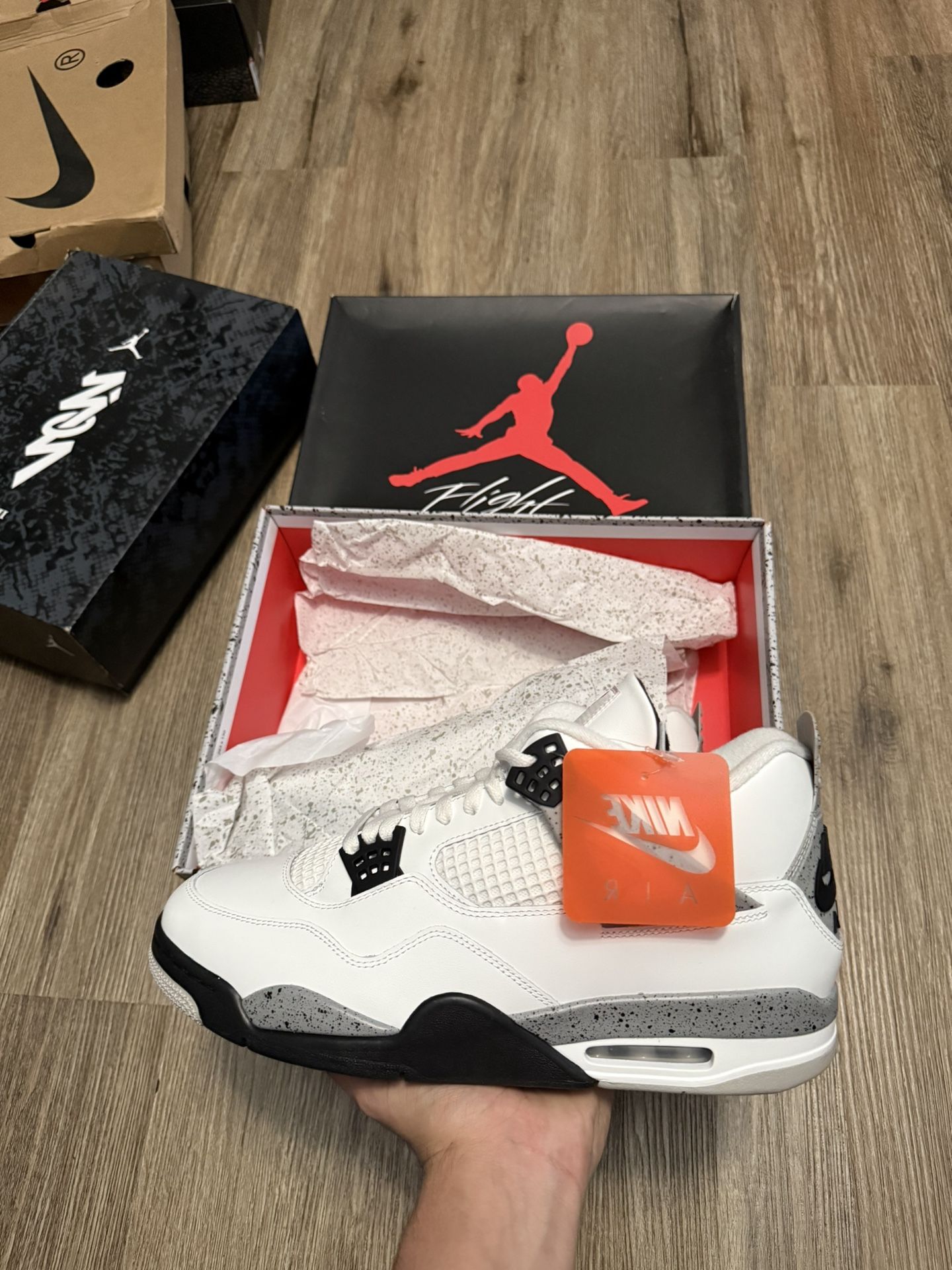 Jordan 4 White Cement (2025)