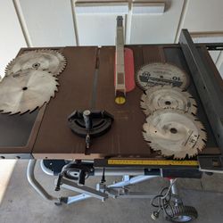 Craftsman 12" Table Saw With Bosch Cart
