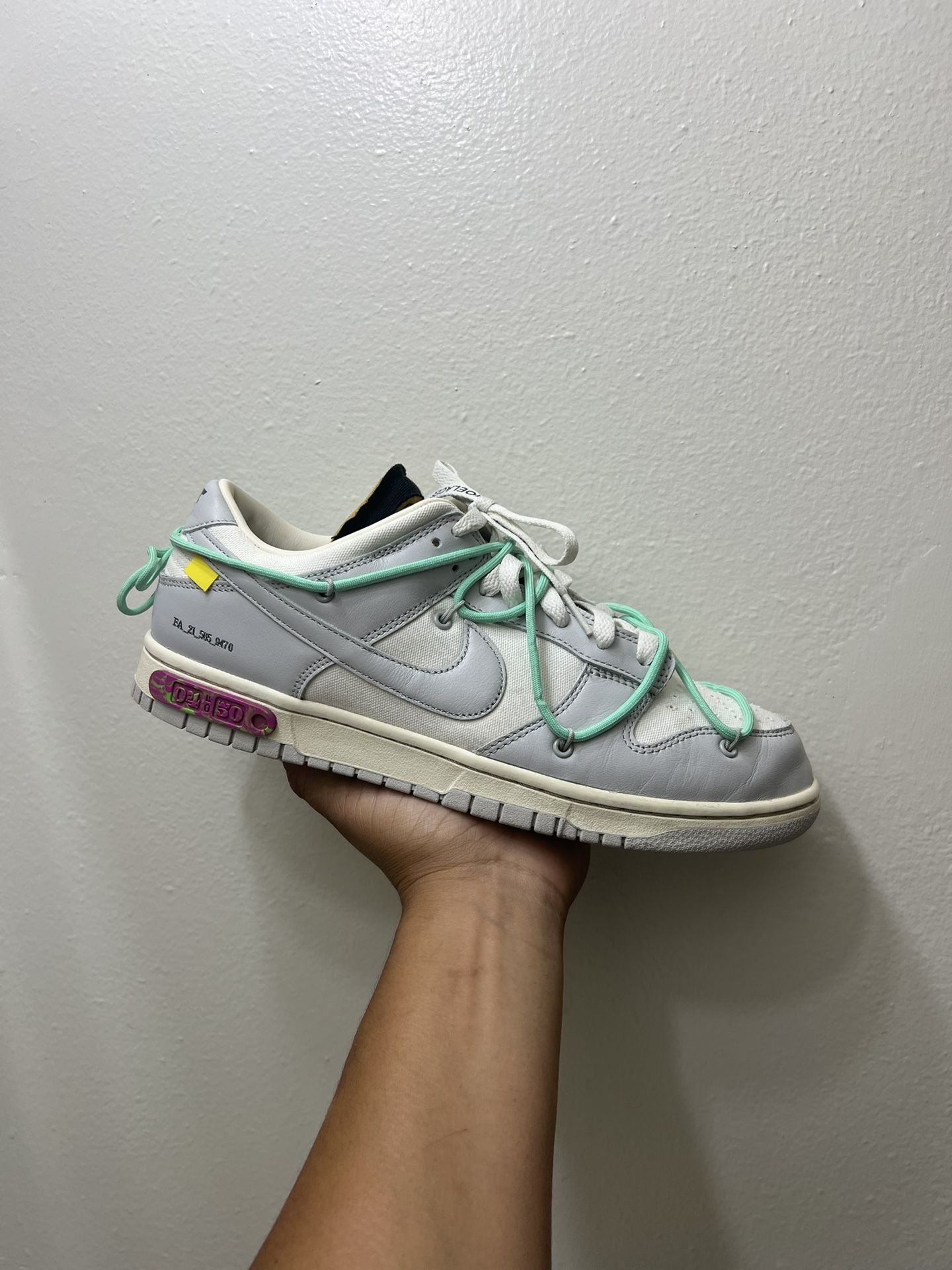 Nike Dunk Low “Offwhite Lot 04 Of 50” Size 10.5 In Men