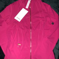 Pink & Gold Zipper Lululemon Jacket 