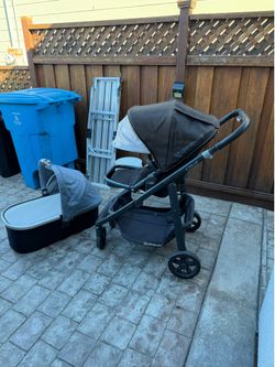 Uppa baby Cruz Stroller with bassinet