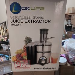New stainless steel juice extractor