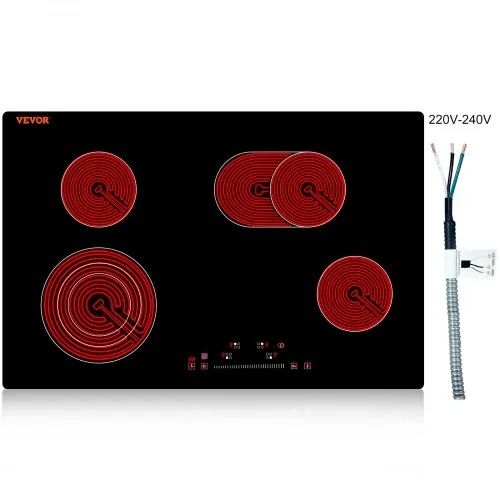 VEVOR Built in Electric Stove Top 30in - New