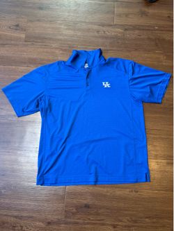 Cutter & Buck UK Wildcats Polo XL Blue Golf Preppy Athleisure Core