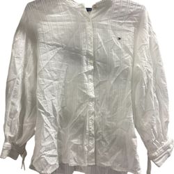 Tommy Hilfiger Woman’s Long Sleeved Button-up shirt Size L