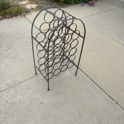 Iron Wine Rack