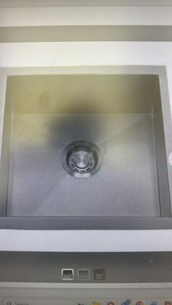 Stainless steel sink 16x16x10