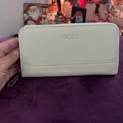 White Leather Wallet