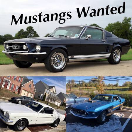 I am looking to purchase 65 through n 70 mustang fastbacks and convertibles all conditions considered from parts cars to show cars serious buyer
