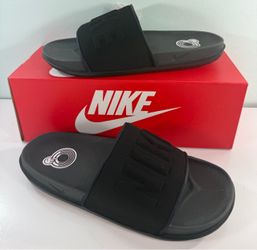 New Nike Offcourt Slide Sandals Men's Anthracite-Black-Black