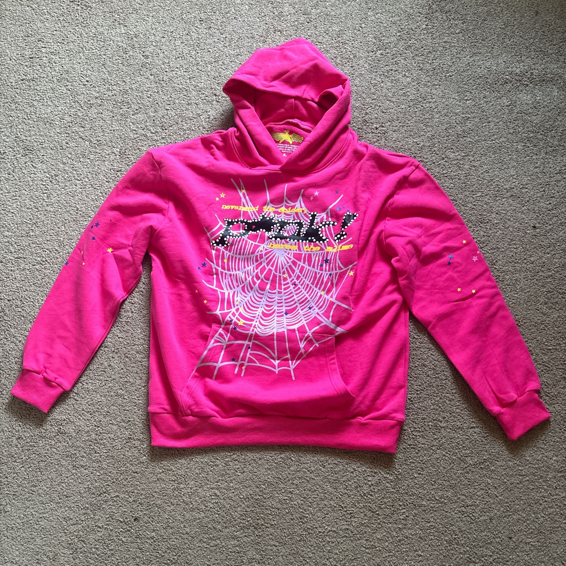 Dark Pink Graphic Hoodie