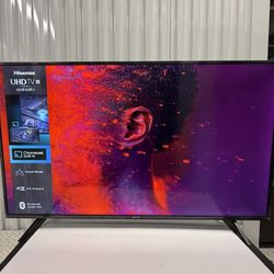  55” Hisense 4K UHD Smart TV (Model 55H6510G) in excellent condition. 	•	Android TV: watch YouTube, Netflix, Hulu, IPTV, and mor