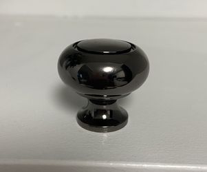 Black nickel cabinet knobs $1.50 Ea. door poles hardware used