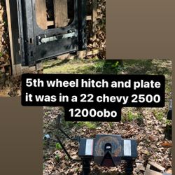 5th Wheel Plate And Hitch