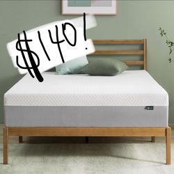 Zinus 10 Inch Green Tea Essential Memory Foam Mattress [New Version], Queen, Fiberglass Free, Medium Feel, Breathable Airflow Memory Foam, Certified S