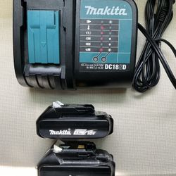 Makita. 18V LXT Lithium Ion (2) 1.5Ah Starter Kit.