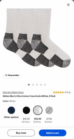 Gildan men’s socks