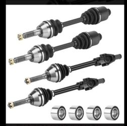 2003 2004 Sportsman Quad ATV 400 500 600 700 CV Axle Shafts w/ Bearings