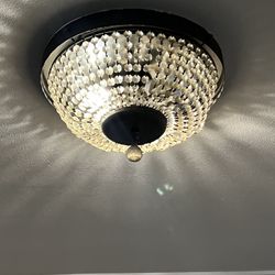 Crystal chandelier for hallway