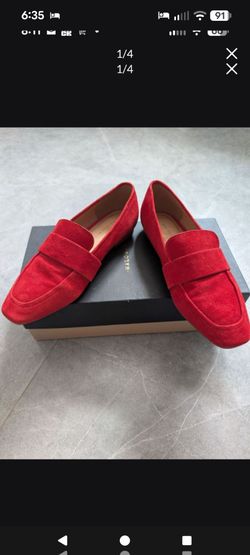 Halogen Suede Penny Loafers Size 7