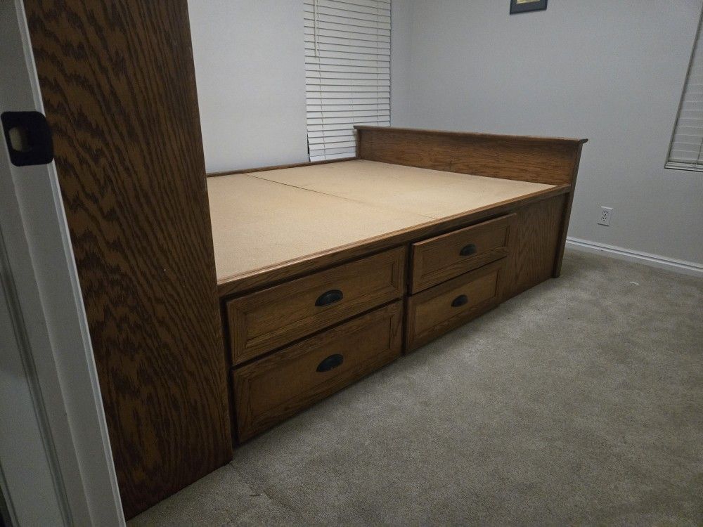 Bedframe With Storage Built In