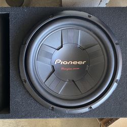 Pioneer 10” TS-W312D4 subwoofer