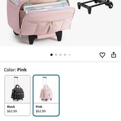 Brand New Teacher Bag With Wheel Option