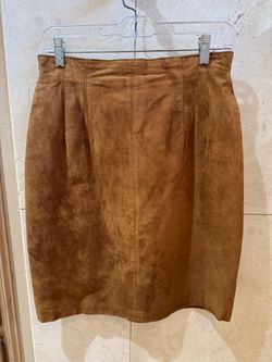 Vintage Leather Skirt