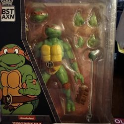 Bst Axn Michelangelo Ninja Turtles Action Figure NIB