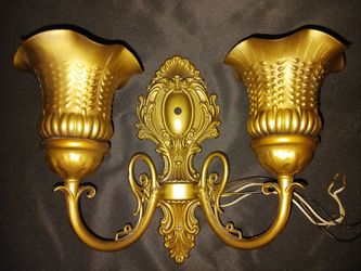 Wall Mount Gold Light FIXTURE